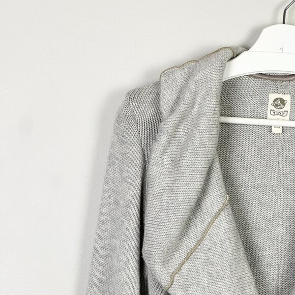 Anthropologie Tiny Rare Wool Blend Long Length Boho Cardigan Coat - Picture 3 of 11